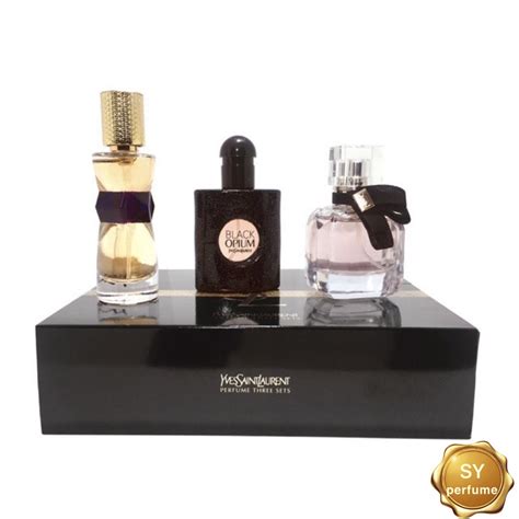 yves saint laurent mini perfume trio set|ysl mini fragrance gift set.